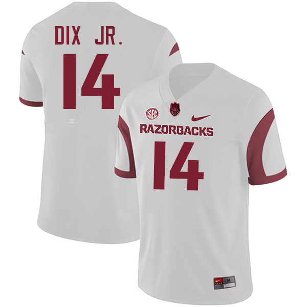 Stephen Dix Jr. Arkansas Jersey,Arkansas Razorbacks #14 Stephen Dix Jr. Jersey Youth College-White